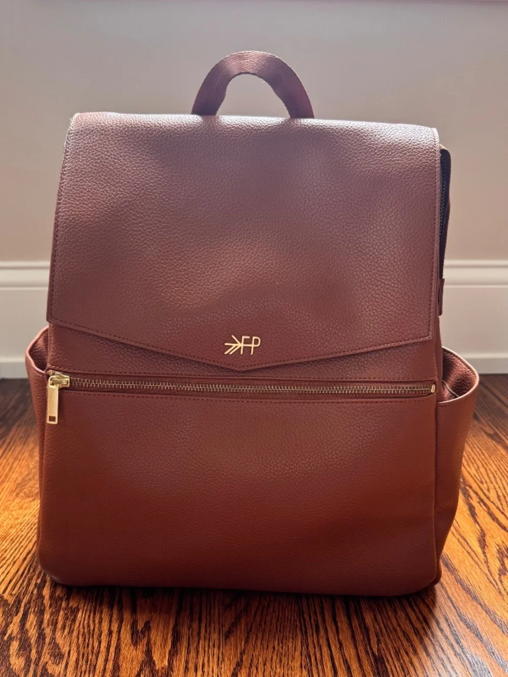 Freshly Picked Classic Diaper Bag in Cognac